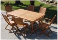 Tavolo da pranzo allungabile in legno Texas 180/260X110 Cm rettangolare arredo giardino