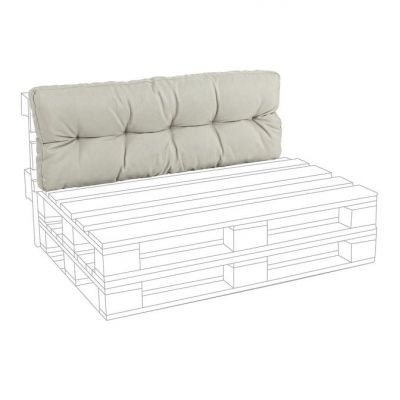 Cuscino SCHIENALE per divano in pallet Beige arredamento design Bizzotto pedane di legno cuscini per bancale