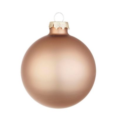 Palline per albero di natale in vetro oro gold tinta unita 1pezzo 