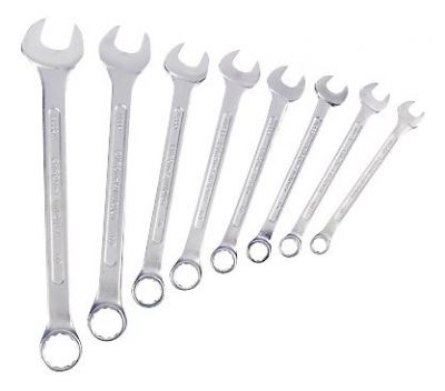 Set 8 chiavi combinate Cromo Vanadio con supporto
