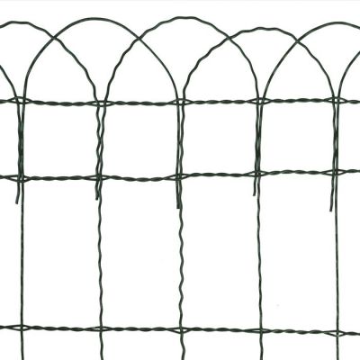 Rete bordura ornamentale verde plastificata h65x10 mt