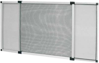 Zanzariera per finestra ad installazione fissa o estensibile 70x100 cm 