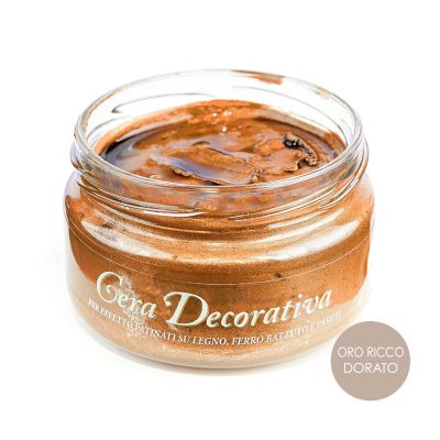 novecento paint Cera decorativa colore oro ricco dorato 250ml