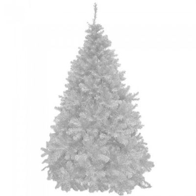 Albero di natale Pino Paris 225cm abete artificiale bianco 1601 punte  