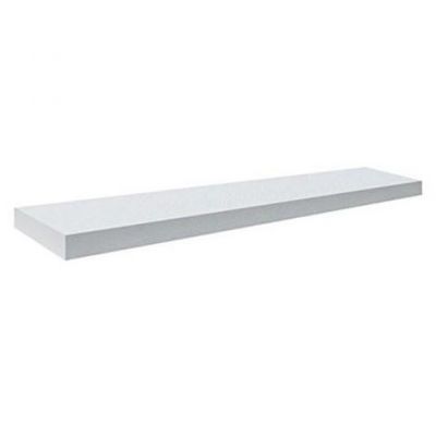 kitmel mensole squadrate melaminiche bianche 18x800x300 mm