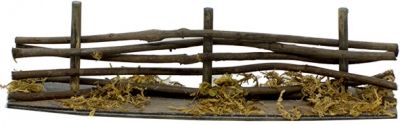 Steccato in legno accessori per presepe 20 cm