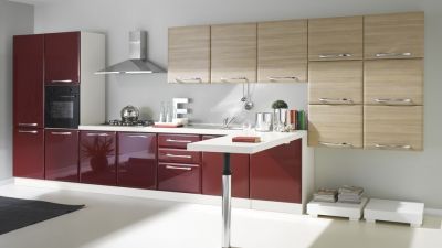 CUCINA LARA- cucina bloccata:2,55 mt 2,16h