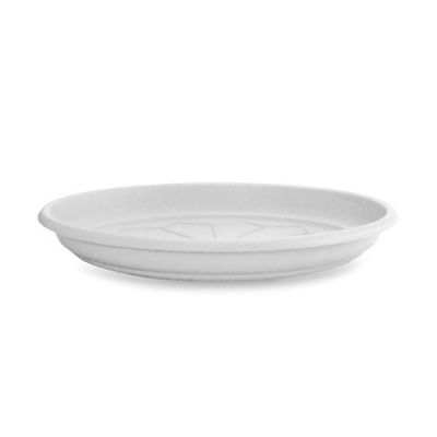 Sottovaso vaso da giardino Naxos 40 cm per vaso da 52 cm bianco