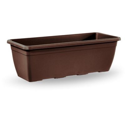 Vaso da giardino cassetta naxos 50 cm bronzo in plastica 