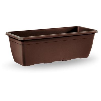 Vaso da giardino cassetta naxos 60 cm bronzo in plastica 