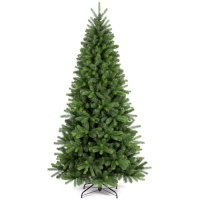  Albero di Natale Vermont 210 cm Abete verde con 1139 rami e base in metallo