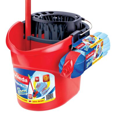 Supermocio Vileda completo con manico mocio e strizzatore