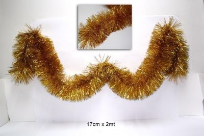 Filo inzeppato  Addobbo Oro decorazioni addobbi  di Natale 200cm 