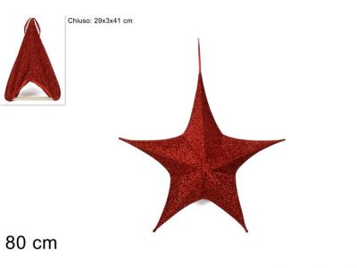 STELLA APPENDINO RICHIUDIBILE ROSSO 80 CM
