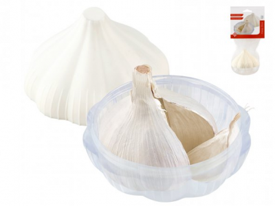 Contenitore in plastica per aglio