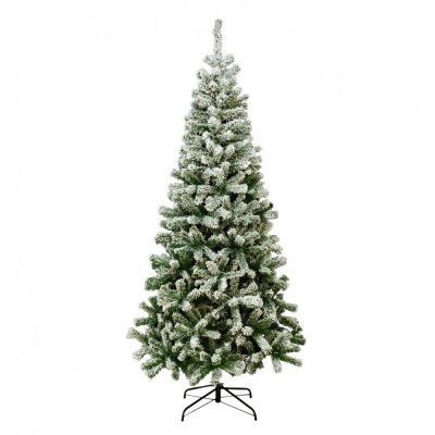 Albero di Natale bianco abete New innevato 240 cm 1038 rami