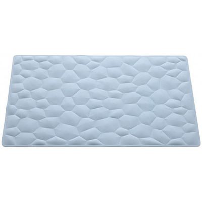 Tappeto antiscivolo Diamanti in gomma azzurro 54x54