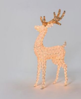 Catena lineare festone di luce bianca calda con MiniLed per decorazioni natalizie