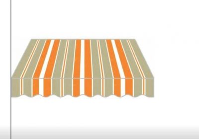 Tenda da sole 200 x 250 cm a caduta per esterno senza cassone per balcone impermeabile 