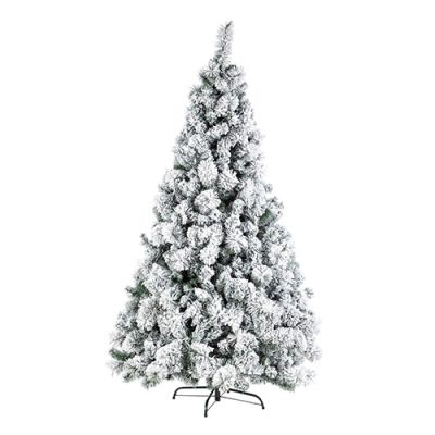 Albero di Natale Cermis  innevato H 240 cm 1150 rami effetto neve realistico