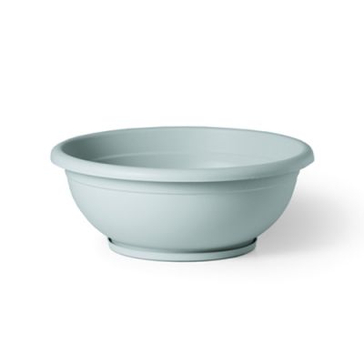 VASO DA GIARDINO CIOTOLA NAXOS 40 CM CON SOTTOVASO -Azzurro Pastello
