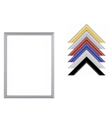 Cornice in legno argentato