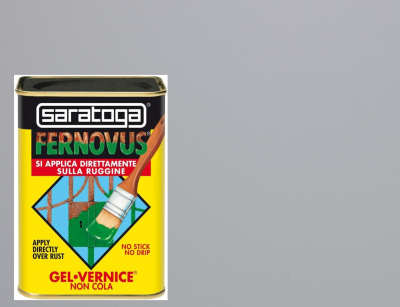 Vernice Gel antiruggine Fernovus 750ml Grigio perla satinato Saratoga 