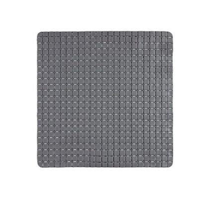 Tappeto doccia mosaico  in pvc antiscivolo grigio 54x54