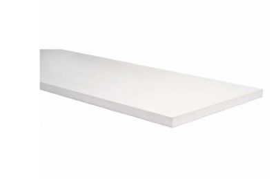 kitmel mensole squadrate melaminiche bianche 18x600x200 mm