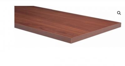 kitmel mensole squadrate melaminiche ciliegio 18x600x200 mm