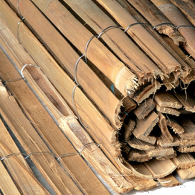 Arella mezza canna in bamboo 100x300 cm per recinzione o coperture 