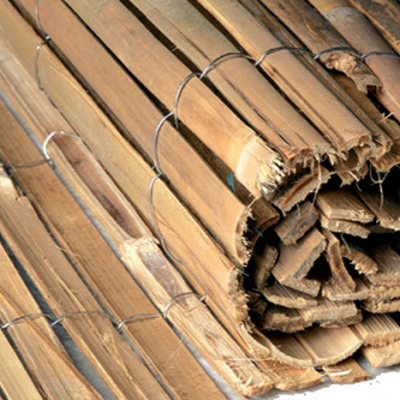 Arella mezza canna in bamboo 200x300 cm per recinzione o coperture 