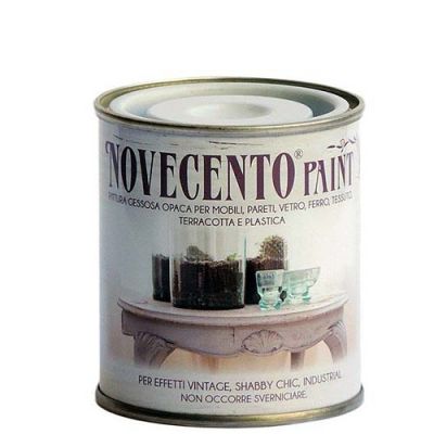 Novecento Pittura gessosa opaca shabby chic per mobili pareti bronzo 125 ml