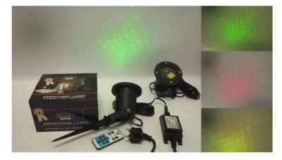 Proiettore con telecomando luce laser esterno con supporto