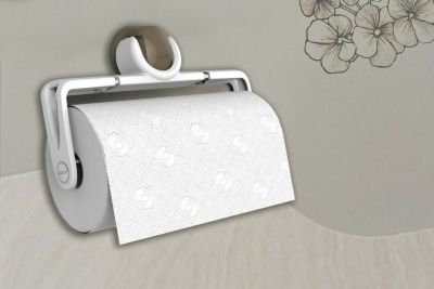 Dispenser porta rotoli cucina maxi regolabile a parte