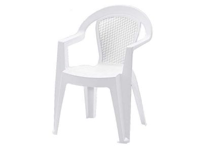 SEDIA SOFIA RATTAN BIANCO 