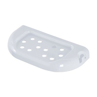 Mensola in abs bianco in plastica 23 cm porta sapone linea Gioia