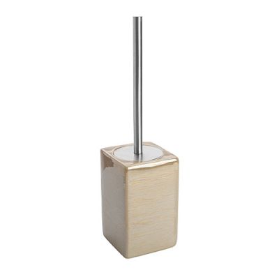 Porta scopino beige in ceramica accessori bagno linea Cuba