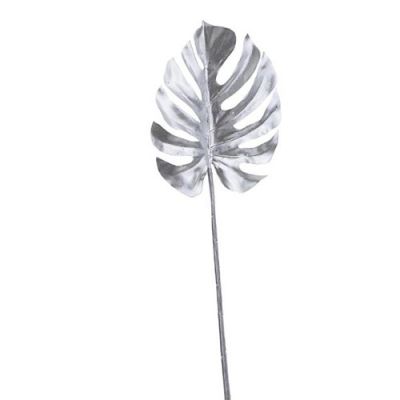 Foglia larga argento rami stephany filodendro argento h70cm