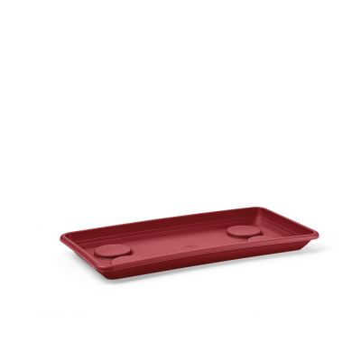 Sottofioriera sottovaso Anthea 60 cm rosso mattone in plastica per vaso da giardino