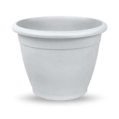 VASO DA GIARDINO GRANDE ROTONDO NAXOS COLOR BIANCO