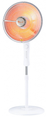 Vinco 70188 Stufa Elettrica a Parabola a Piantana 1000W in Cristalli di Carbonio 