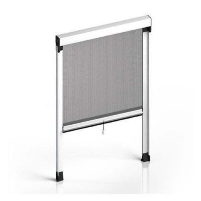 Zanzariera Per Finestra A Rullo Verticale Riducibile Con Frizione 60x150 Bianco Sangiorgio