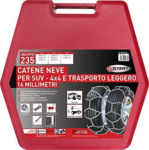 START Catene da neve omologate anti-slittamento per automobili SUV