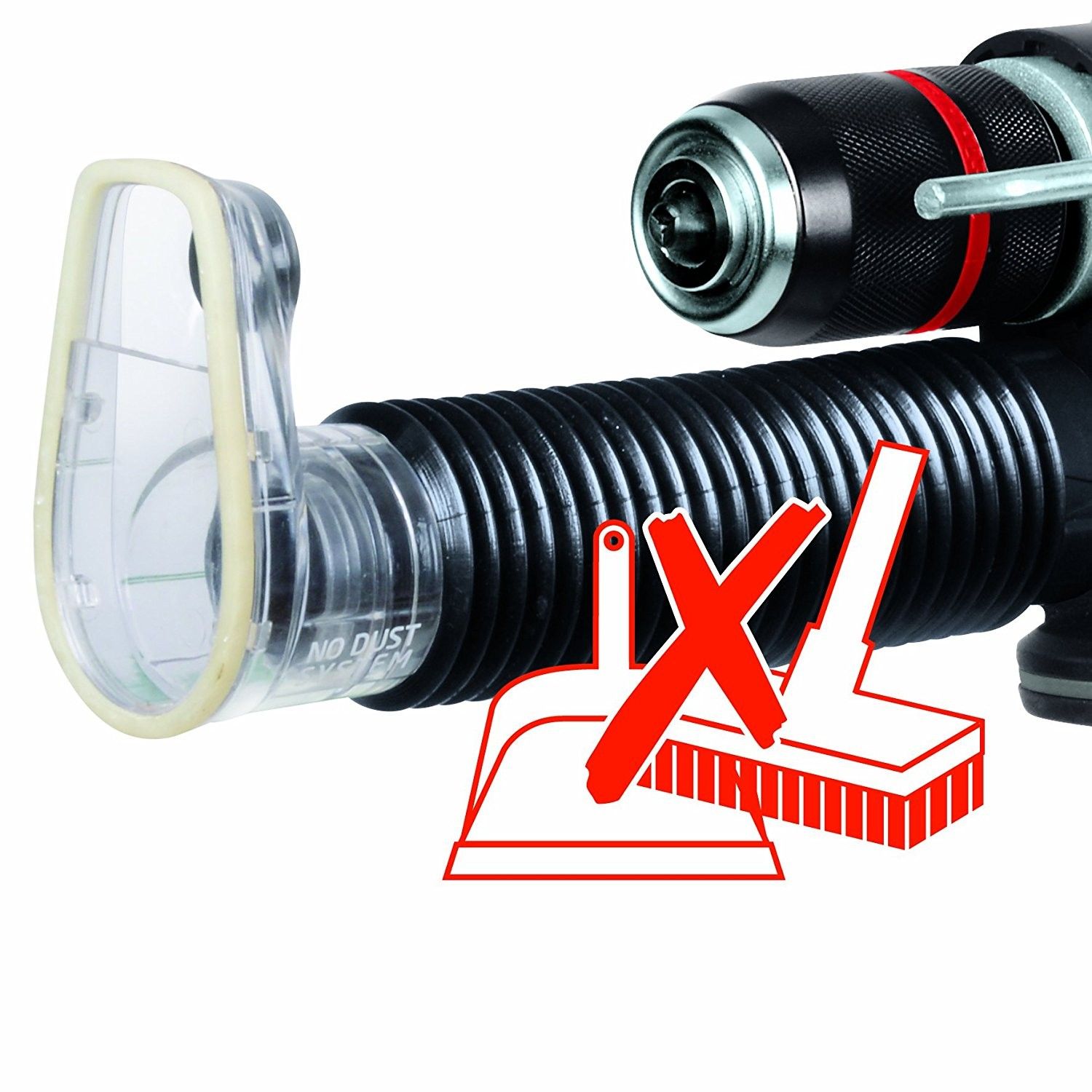 ExcelSteel 222 – Schermo Paraspruzzi In Silicone Rosso Con Impugnatura Antiscivolo – Proteggi Fornelli E Pentole Dagli Schizzi