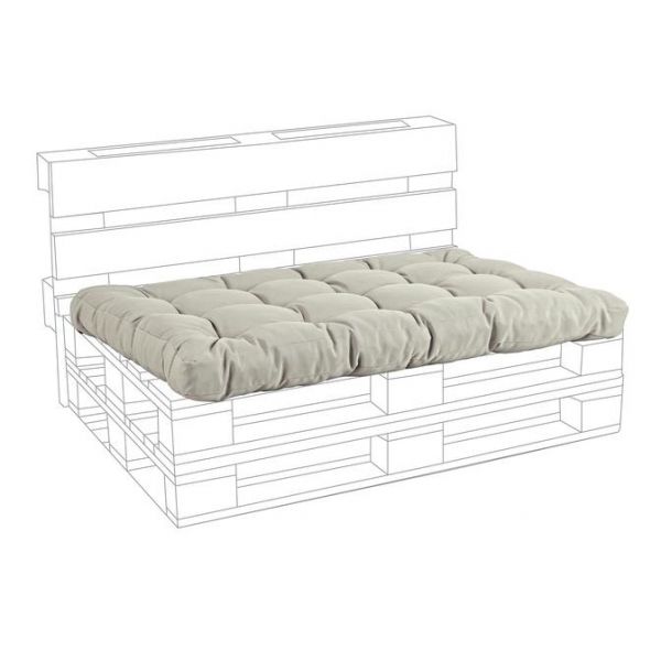 Cuscino SCHIENALE per divano in pallet Beige arredamento design Bizzotto pedane di legno cuscini per bancale