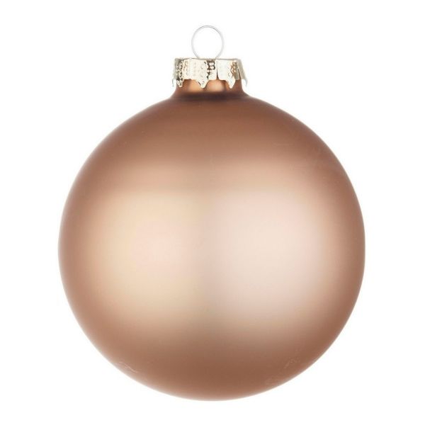 Palline per albero di natale in vetro oro gold tinta unita 1pezzo
