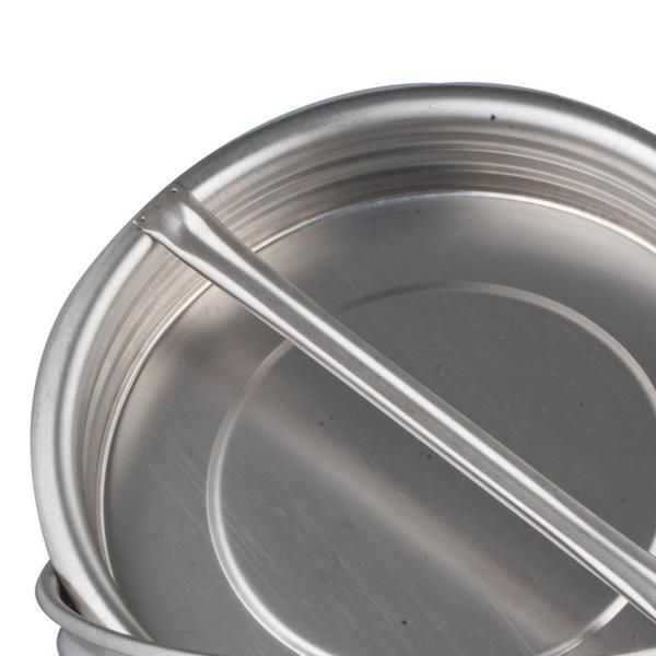 Bidone fusto contenitore per olio 30 lt recipiente in acciaio Inox 18/10