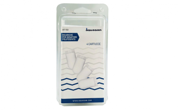 Aquasan-Cartuccia Ricambio Per Dosatore 4pz