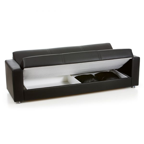 DIVANO-LETTO CLICK-CLACK NERO